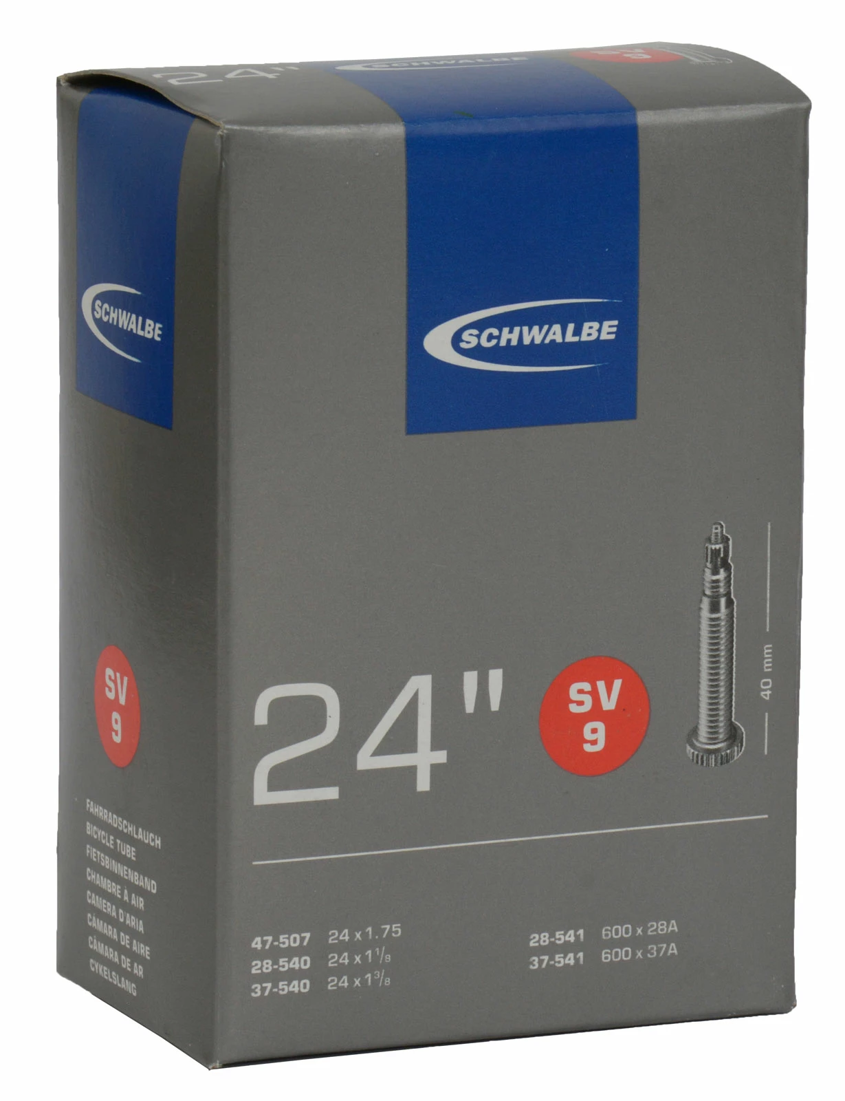 Schwalbe Chambre à Air SV 9 Pour 24 1 Schwalbe Chambre à Air SV 9 Pour 24