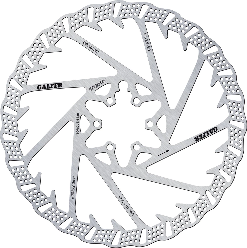 Galfer-bike Disque De Frein SHARK® MTB 6 Trous 3 Galfer-bike Disque De Frein SHARK® MTB 6 Trous – Image 3