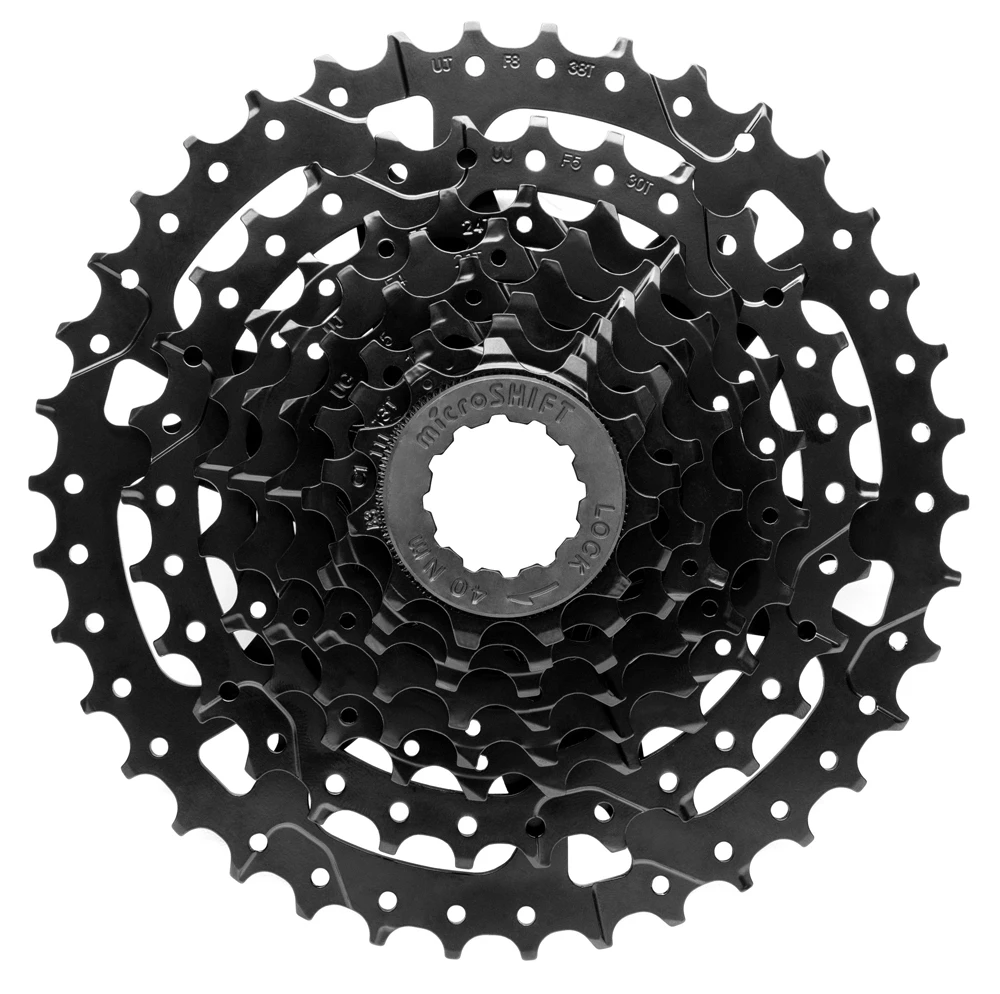 MICROSHIFT Cassette AcolyteX 8 Vitesses 12-38 - Acier 1 MICROSHIFT Cassette AcolyteX 8 Vitesses 12-38 - Acier