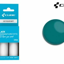 Cube Kit De Réparation De Peinture BLUE Matt -Pièces vélo trekking Soldes 2321
