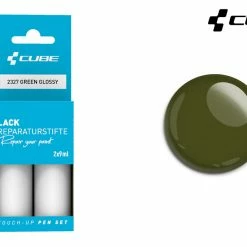 Cube Kit De Réparation De Peinture GREEN Glossy -Pièces vélo trekking Soldes 2327
