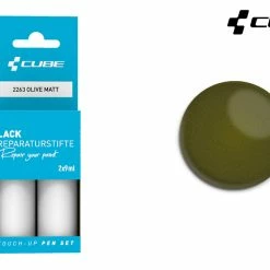 Cube Kit De Réparation De Peinture OLIVE Matt -Pièces vélo trekking Soldes 2361