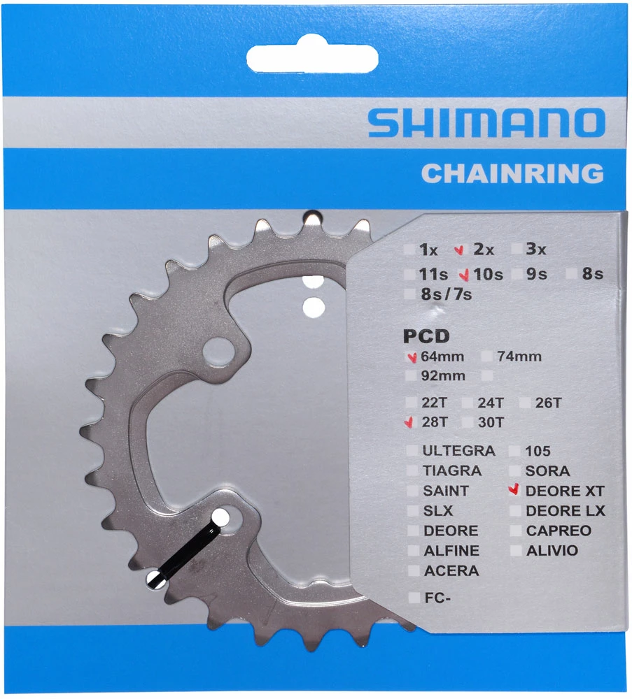 Shimano Plateau XT Pour FC-M785 28 Dents (AJ) 1 Shimano Plateau XT Pour FC-M785 28 Dents (AJ)