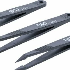 BGS Technic Jeu De Pinces à épiler En Plastique 3 Pièces