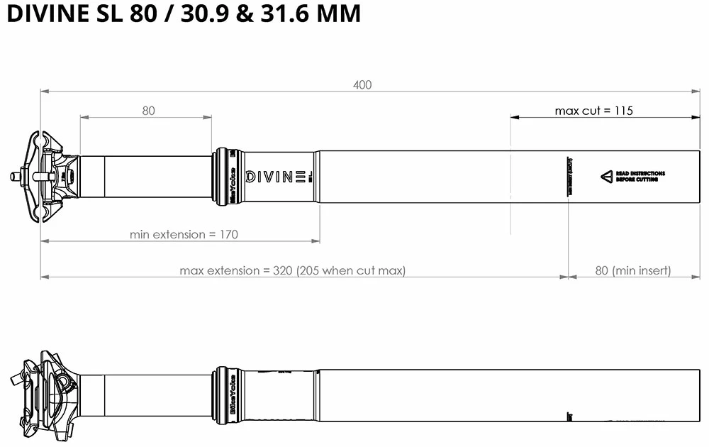 BikeYoke Tige De Selle Divine SL 31,6 Vario 6 BikeYoke Tige De Selle Divine SL 31,6 Vario – Image 6