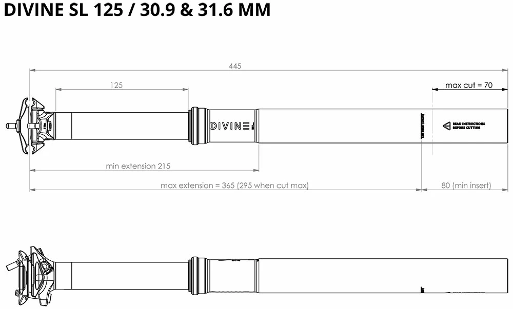 BikeYoke Tige De Selle Divine SL 30,9 Vario 5 BikeYoke Tige De Selle Divine SL 30,9 Vario – Image 5