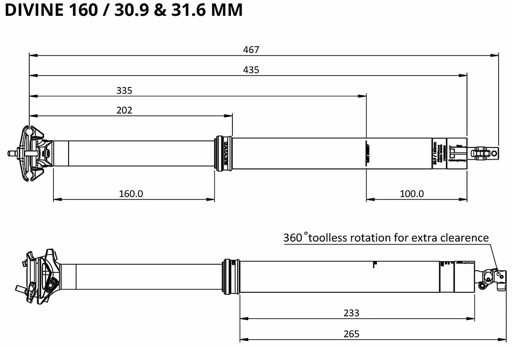 BikeYoke Tige De Selle Divine 30,9 Vario 6 BikeYoke Tige De Selle Divine 30,9 Vario – Image 6