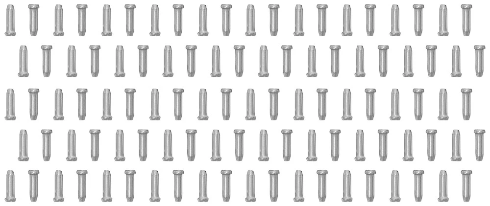 Katana Embouts De Câble De Changement De Vitesse / Câble De Frein Intérieur (100 Pièces) 2 Katana Embouts De Câble De Changement De Vitesse / Câble De Frein Intérieur (100 Pièces) – Image 2