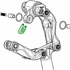 Cane Creek Kit De Bouton De Déverrouillage Thudbuster G4 LT Or 5 Cane Creek Kit De Bouton De Déverrouillage Thudbuster G4 LT Or -Pièces vélo trekking Soldes Cane Creek Thudbuster Offnungsknopf Kit Gold 840226076621 a