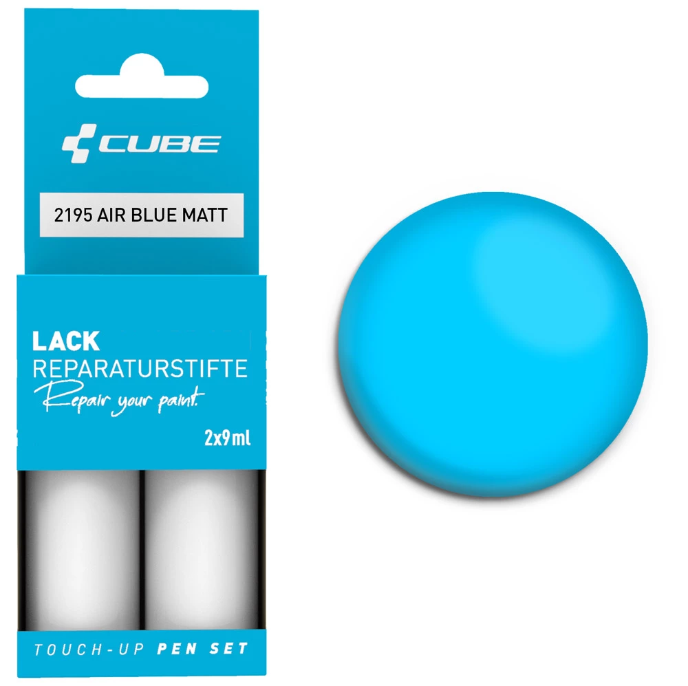 Cube Kit De Réparation De Peinture AIR BLUE Matt 1 Cube Kit De Réparation De Peinture AIR BLUE Matt