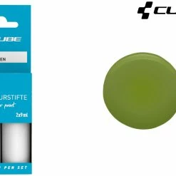 Cube Set De Stylos De Réparation De Peinture RETRO GREEN -Pièces vélo trekking Soldes Cube Lackreparaturstift Set RETRO GREEN 2121