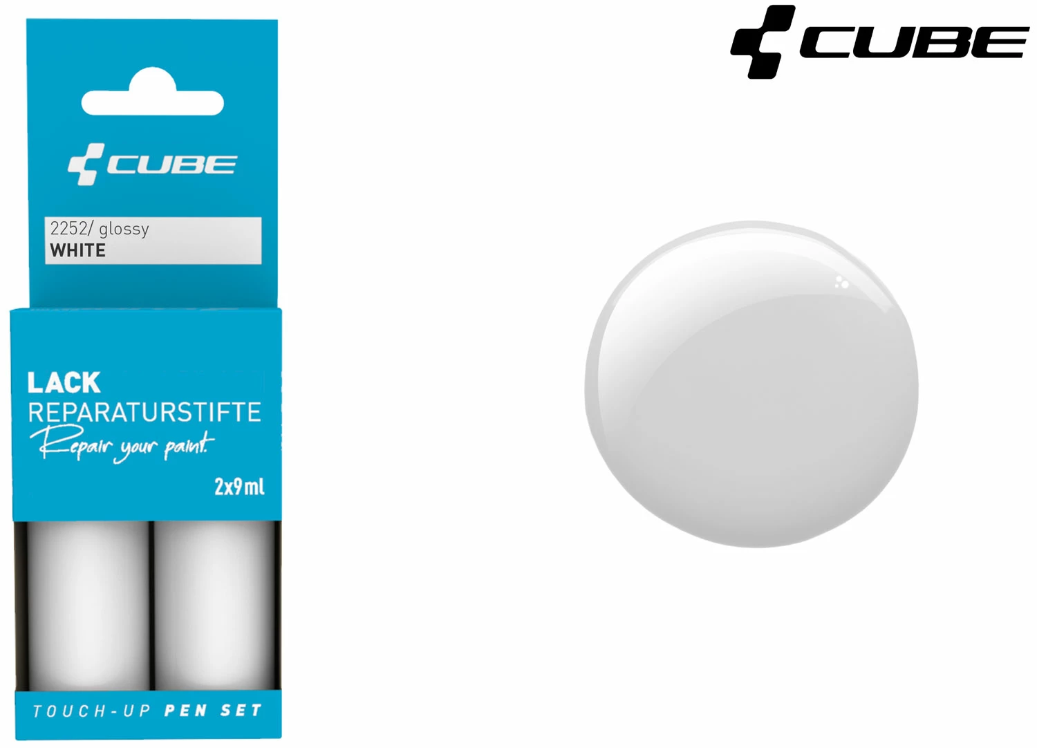 Cube Set De Stylos De Réparation De Peinture WHITE 2 Cube Set De Stylos De Réparation De Peinture WHITE – Image 2