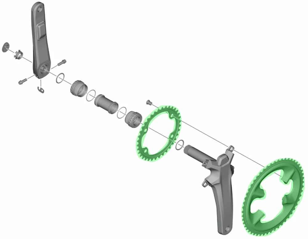 Shimano DURA ACE Plateau Pour FC-R9200 54/40 Dents 4 Shimano DURA ACE Plateau Pour FC-R9200 54/40 Dents – Image 4