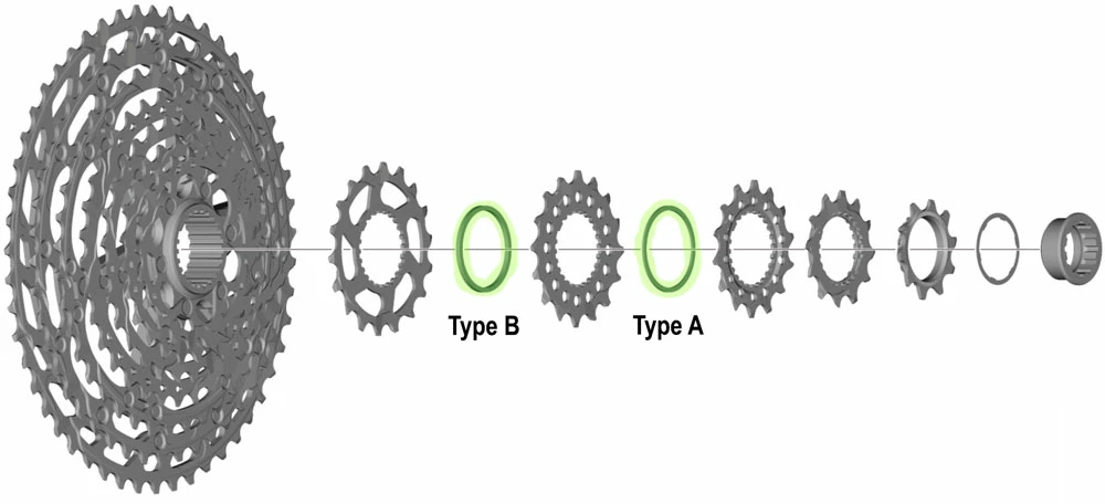 Shimano Bague D'espacement Pour CS-M8100/M7100 3 Shimano Bague D'espacement Pour CS-M8100/M7100 – Image 3