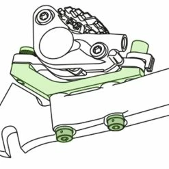 Shimano SM-MA-R160P/D Adaptateur Post-Mount à Flat-Mount Pour Rotor Arrière De 160mm 5 Shimano SM-MA-R160P/D Adaptateur Post-Mount à Flat-Mount Pour Rotor Arrière De 160mm -Pièces vélo trekking Soldes Flatmount