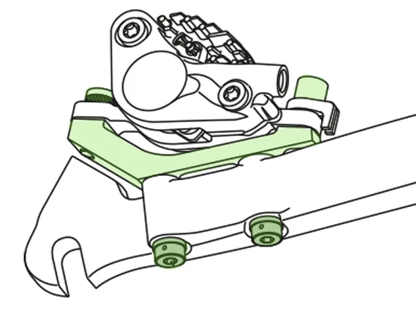 Shimano SM-MA-R160P/D Adaptateur Post-Mount à Flat-Mount Pour Rotor Arrière De 160mm 3 Shimano SM-MA-R160P/D Adaptateur Post-Mount à Flat-Mount Pour Rotor Arrière De 160mm – Image 3