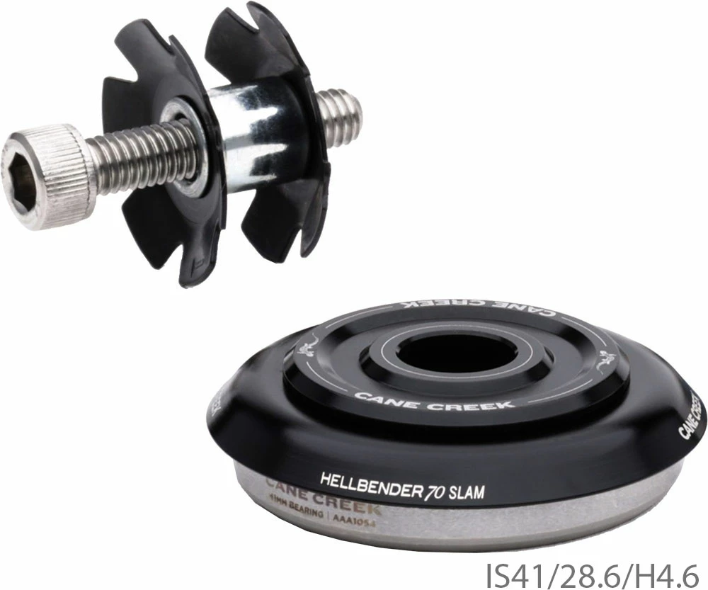 Cane Creek Jeu De Direction Hellbender 70 Slam, Partie Supérieure, 1 1/8 2 Cane Creek Jeu De Direction Hellbender 70 Slam, Partie Supérieure, 1 1/8 – Image 2