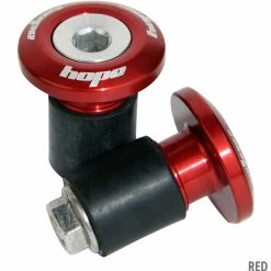 HOPE Bouchons De Guidon Grip Doctor 10 HOPE Bouchons De Guidon Grip Doctor -Pièces vélo trekking Soldes Hope Grip Doctor red GDOCR