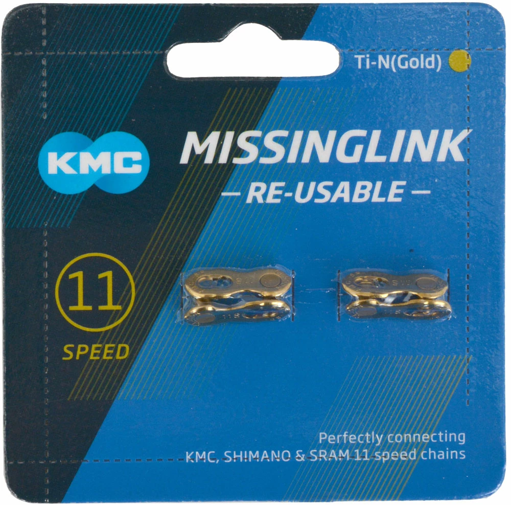 KMC Verrouillage De Chaîne X11 Ti-N MissingLink 1 KMC Verrouillage De Chaîne X11 Ti-N MissingLink