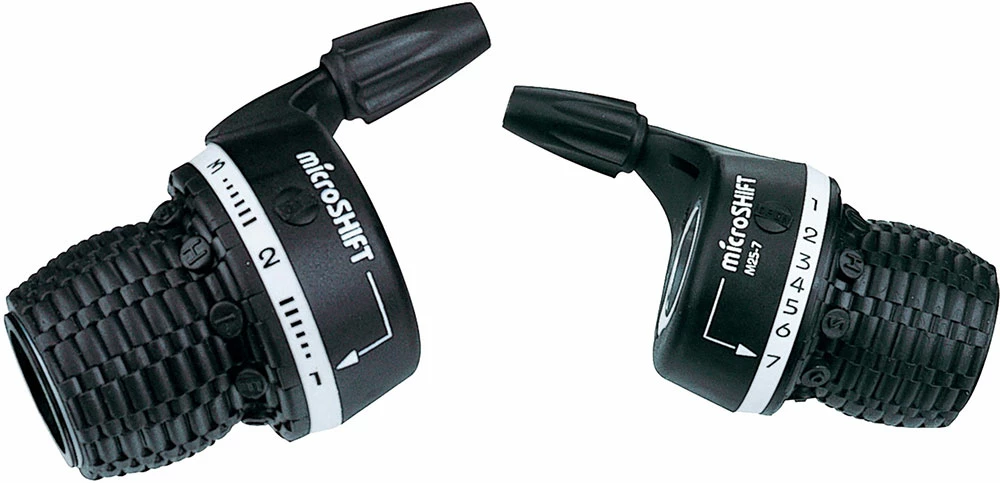 MICROSHIFT Set De Poignées Tournantes 3x7 Vitesses MS25-7 1 MICROSHIFT Set De Poignées Tournantes 3x7 Vitesses MS25-7