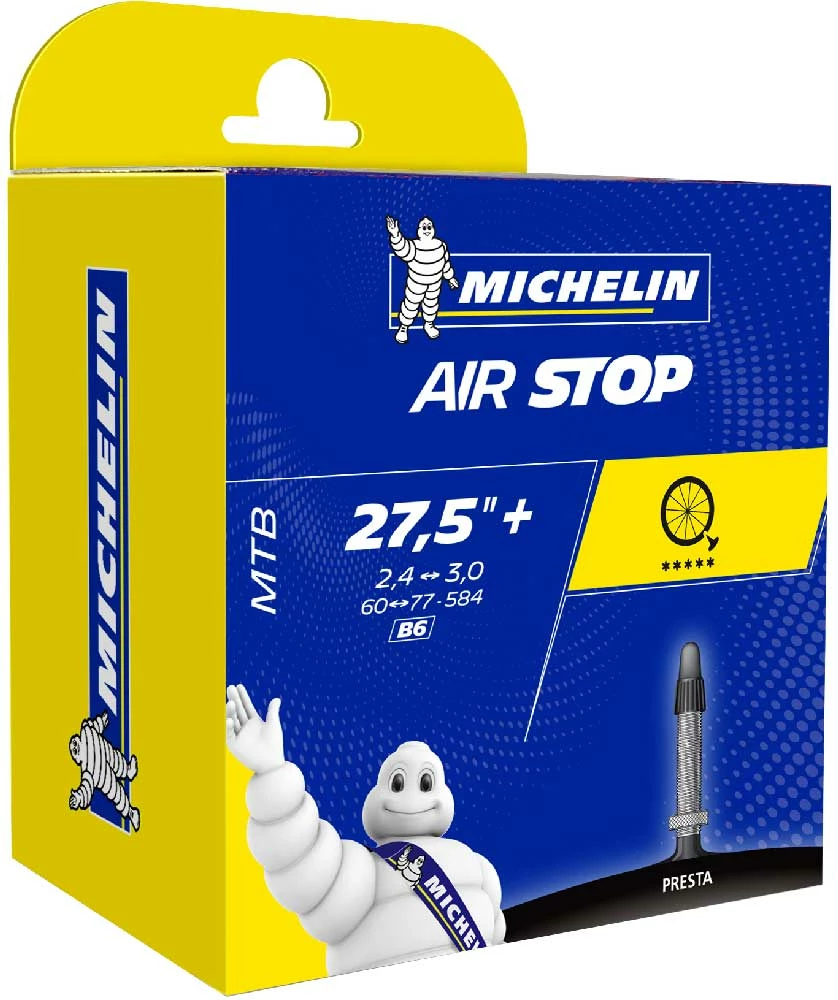 Michelin Chambre à Air B6 Airstop 27.5+" 60/77-584 1 Michelin Chambre à Air B6 Airstop 27.5+" 60/77-584