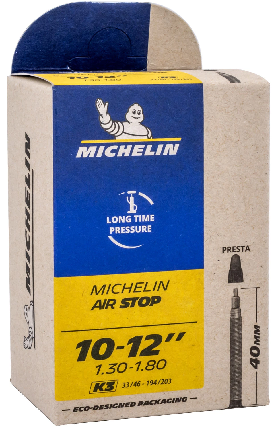 Michelin Chambre à Air K3 Airstop 10"-12" Junior 1 Michelin Chambre à Air K3 Airstop 10"-12" Junior