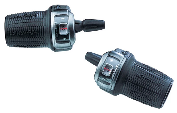 MICROSHIFT Set De Poignées Tournantes 3x9 Vitesses DS85-9 1 MICROSHIFT Set De Poignées Tournantes 3x9 Vitesses DS85-9