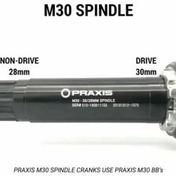Praxis Works BB86/90/92 M30 Boîte De Pédalier Road/MTB -Pièces vélo trekking Soldes Praxis Works BB86 90 92 M30 Road MTB Innenlager 86 4001W 3