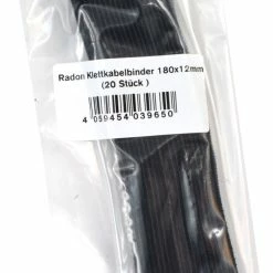 Radon Colliers De Serrage Velcro 180x12mm (20 Pièces) -Pièces vélo trekking Soldes Radon Klettkabelbinder 180x12mm 20 St ck 20099633 c