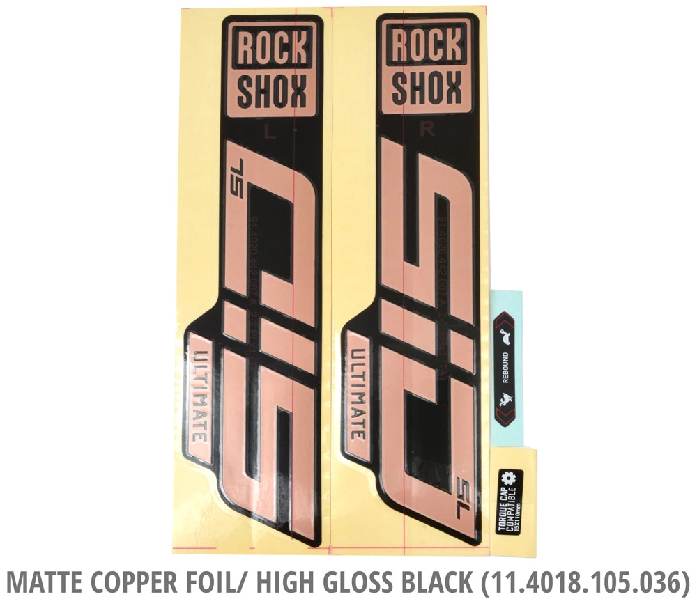 ROCKSHOX Set D'autocollants SID SL Ultimate 3 ROCKSHOX Set D'autocollants SID SL Ultimate – Image 3