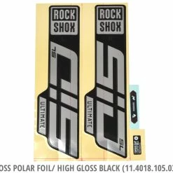 ROCKSHOX Set D'autocollants SID SL Ultimate 8 ROCKSHOX Set D'autocollants SID SL Ultimate -Pièces vélo trekking Soldes RockShox 11 4018 105 037