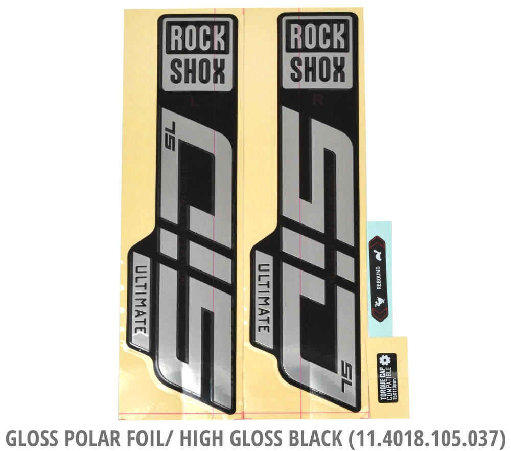 ROCKSHOX Set D'autocollants SID SL Ultimate 4 ROCKSHOX Set D'autocollants SID SL Ultimate – Image 4