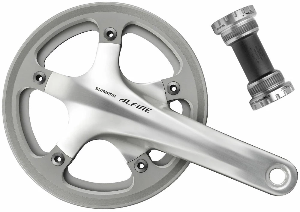 Shimano Manivelle ALFINE FC-S501 Avec Un Seul Anneau De Protection De La Chaîne 1 Shimano Manivelle ALFINE FC-S501 Avec Un Seul Anneau De Protection De La Chaîne