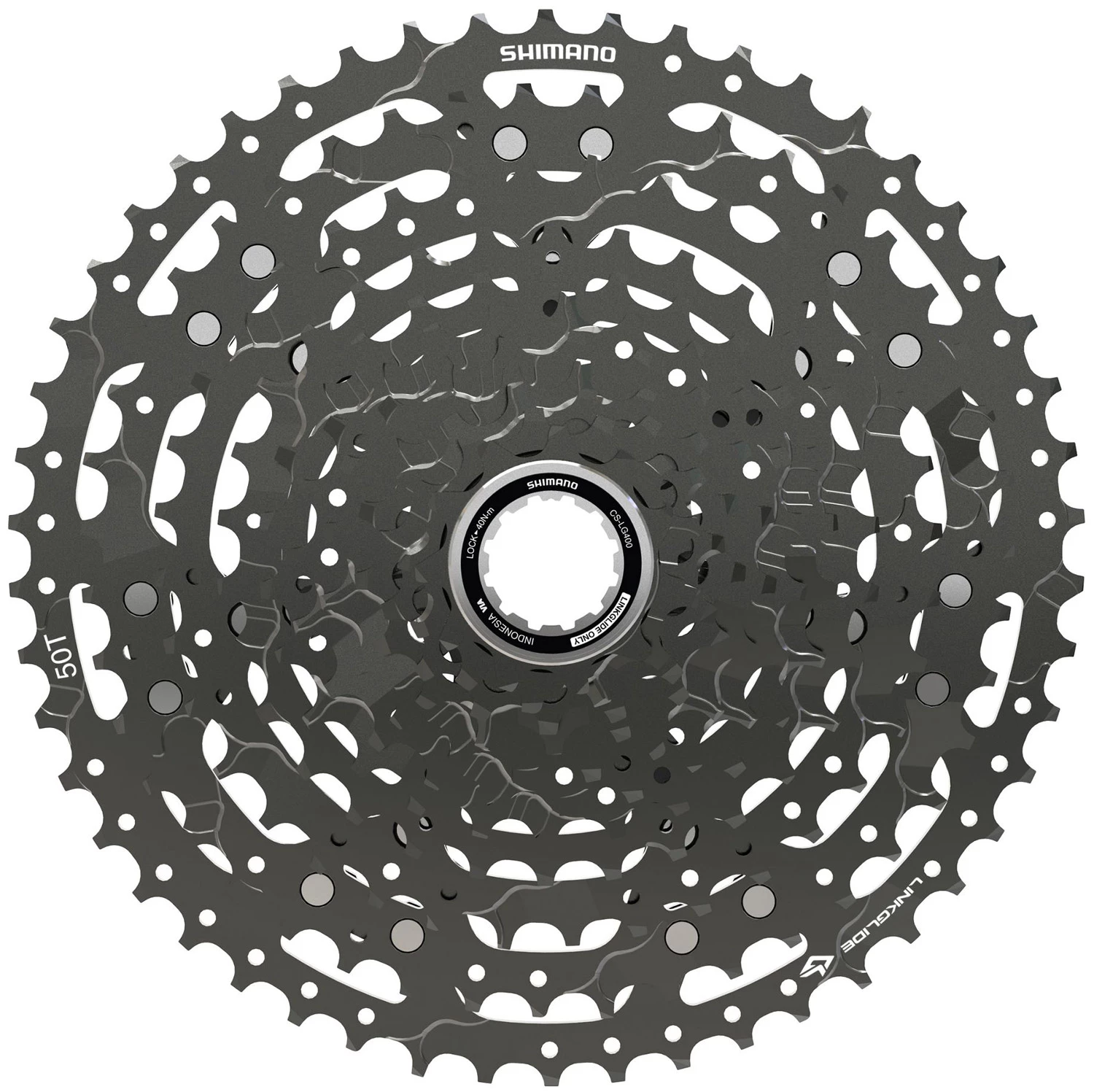 Shimano Cassette CS-LG400 11 Vitesses Linkglide 1 Shimano Cassette CS-LG400 11 Vitesses Linkglide