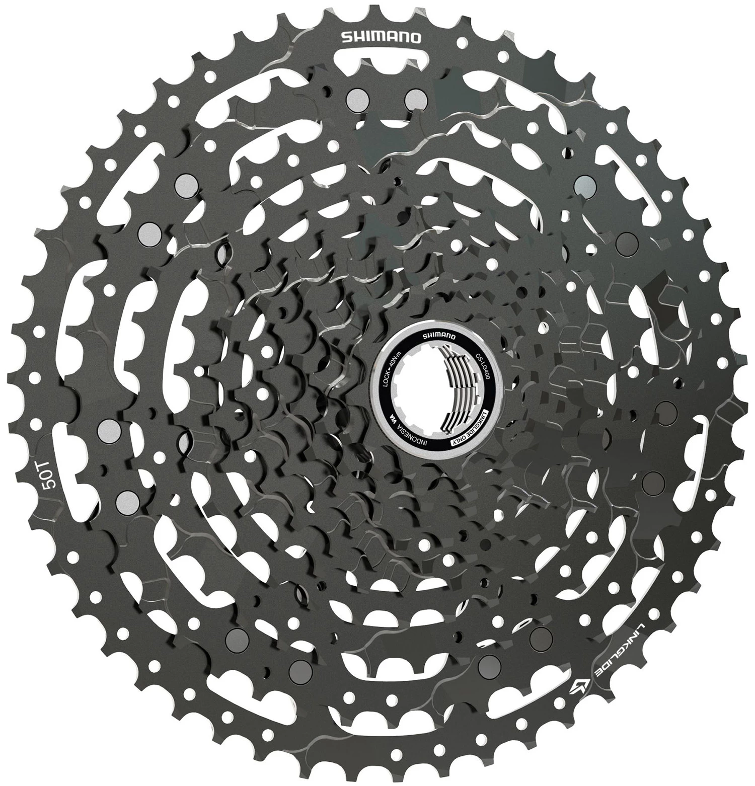 Shimano Cassette CS-LG400 11 Vitesses Linkglide 2 Shimano Cassette CS-LG400 11 Vitesses Linkglide – Image 2