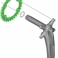 Shimano DEORE FC-M5100 Plateau 10/11 Vitesses -Pièces vélo trekking Soldes Shimano DEORE FC M5100 Kettenblatt