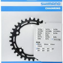 Shimano DEORE FC-M5100 Plateau 10/11 Vitesses -Pièces vélo trekking Soldes Shimano DEORE FC M5100 Kettenblatt 32T Y0LA32000