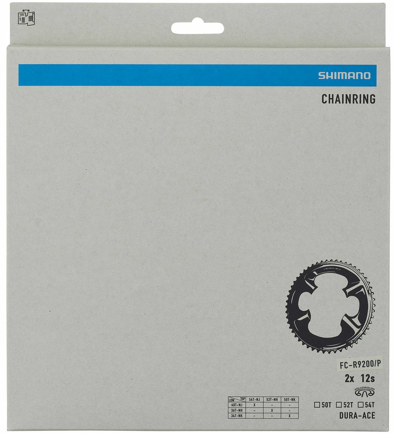 Shimano DURA ACE Plateau Pour FC-R9200 54/40 Dents 5 Shimano DURA ACE Plateau Pour FC-R9200 54/40 Dents – Image 5
