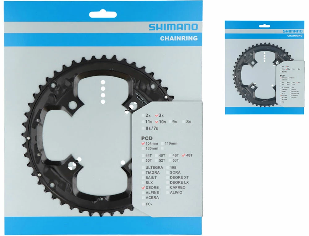 Shimano FC-T6010 Plateau 48T Pour Garde-Chaîne 1 Shimano FC-T6010 Plateau 48T Pour Garde-Chaîne