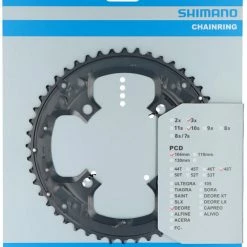 Shimano FC-T6010 Plateau 48T Pour Garde-Chaîne 6 Shimano FC-T6010 Plateau 48T Pour Garde-Chaîne -Pièces vélo trekking Soldes Shimano FC T6010 Kettenblatt 48 Zahne fur Kettenschutzring silver Y1WE98020