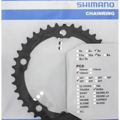 Shimano SORA FC-R3030/FC-3503 Plateau Pour Garde-Chaîne -Pièces vélo trekking Soldes Shimano SORA FC R3030 FC 3503 Kettenblatt fur Kettenschutzring 39 Zahne D Y1NC98010