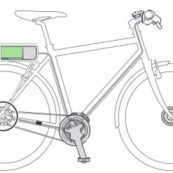 Shimano Batterie STEPS BT-E6001 504Wh Pour Montage Sur Le Porte-bagages -Pièces vélo trekking Soldes Shimano STEPS BT E6001 504Wh Akku fur Gepacktragermontage