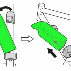 Shimano Batterie STEPS BT-E6010 418Wh Pour Montage Sur Cadre -Pièces vélo trekking Soldes Shimano STEPS BT E6010 418Wh Akku fur Rahmenmontage b