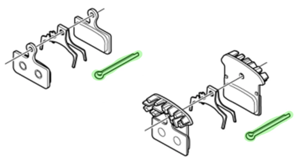 Shimano Goupille De Sécurité Pour Plaquettes De Frein Disc 2 Shimano Goupille De Sécurité Pour Plaquettes De Frein Disc – Image 2