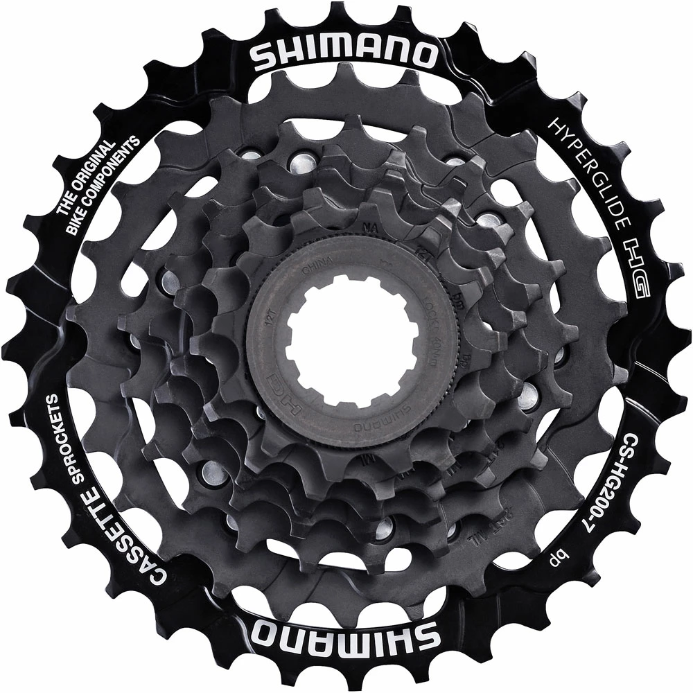 Shimano Cassette CS-HG200 à 7 Vitesses 2 Shimano Cassette CS-HG200 à 7 Vitesses – Image 2