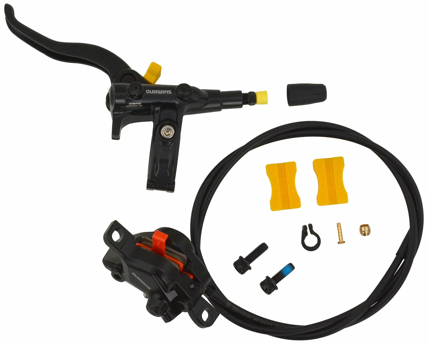 Shimano DEORE BL-M4100/BR-MT410 Frein à Disque 1000mm Avant 2 Shimano DEORE BL-M4100/BR-MT410 Frein à Disque 1000mm Avant – Image 2