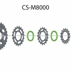 Shimano Bague D'espacement 2.18 Mm Pour CS-M8000/CS-9000/R9100 6 Shimano Bague D'espacement 2.18 Mm Pour CS-M8000/CS-9000/R9100 -Pièces vélo trekking Soldes Shimano Distanzring 2 18 mm Y1VT07000 cXHqugJ30jF6CY