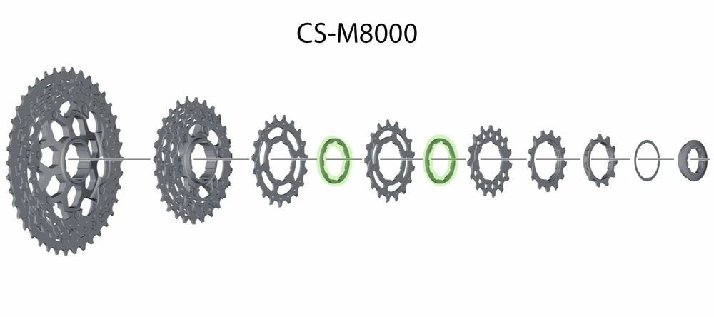 Shimano Bague D'espacement 2.18 Mm Pour CS-M8000/CS-9000/R9100 3 Shimano Bague D'espacement 2.18 Mm Pour CS-M8000/CS-9000/R9100 – Image 3