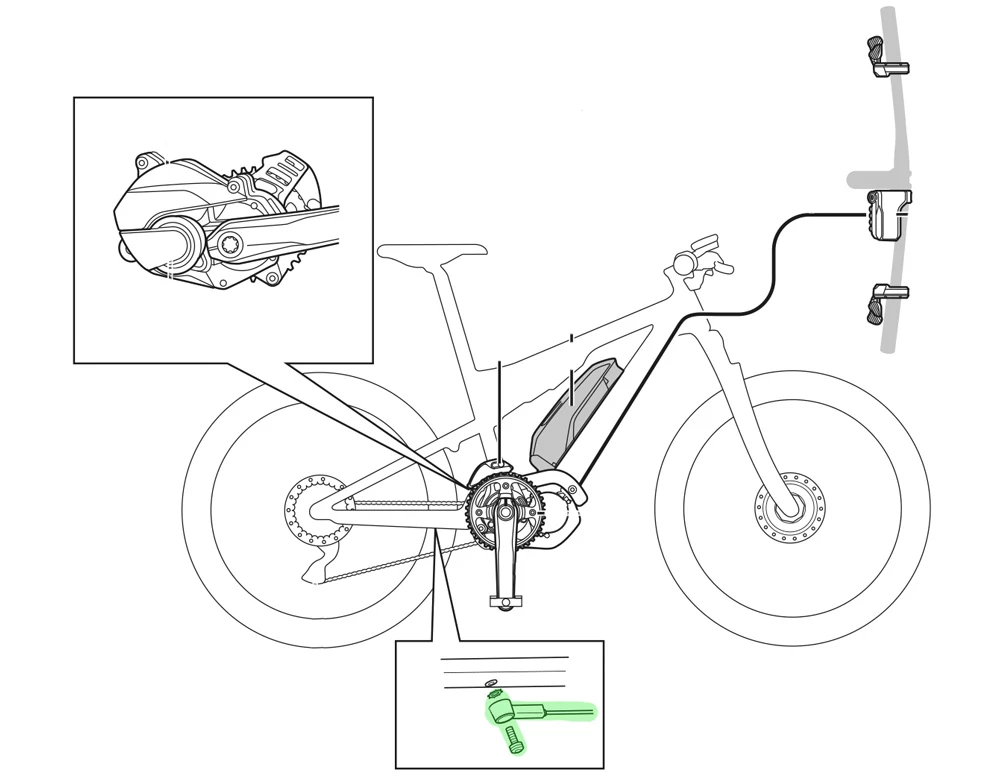 Shimano STEPS SM-DUE10 Capteur De Vitesse Pour Tous Les Freins 2 Shimano STEPS SM-DUE10 Capteur De Vitesse Pour Tous Les Freins – Image 2