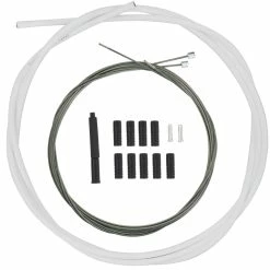 Shimano OT-SP41 OPTISLICK Jeu De Câbles De Changement De Vitesse MTB -Pièces vélo trekking Soldes Shimano MTB Schaltzugset Optislick OT SP41 weiss d